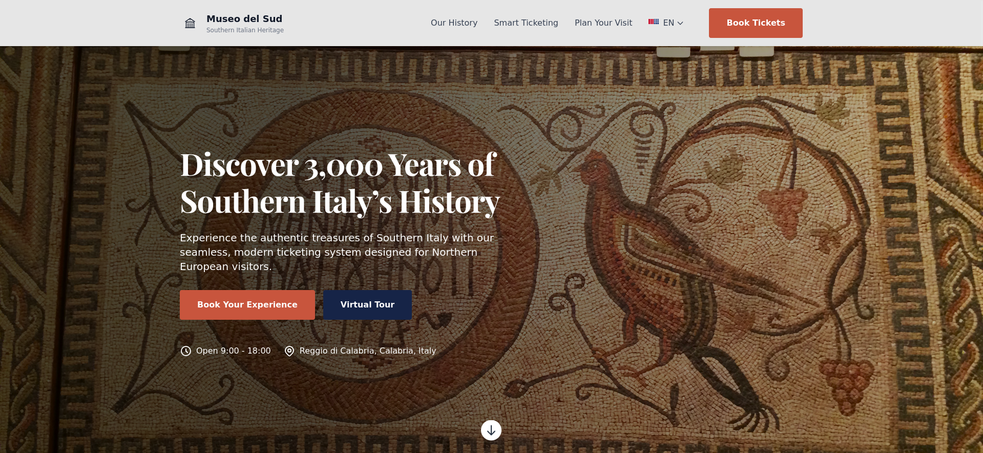 Sistema di biglietteria museale in azione