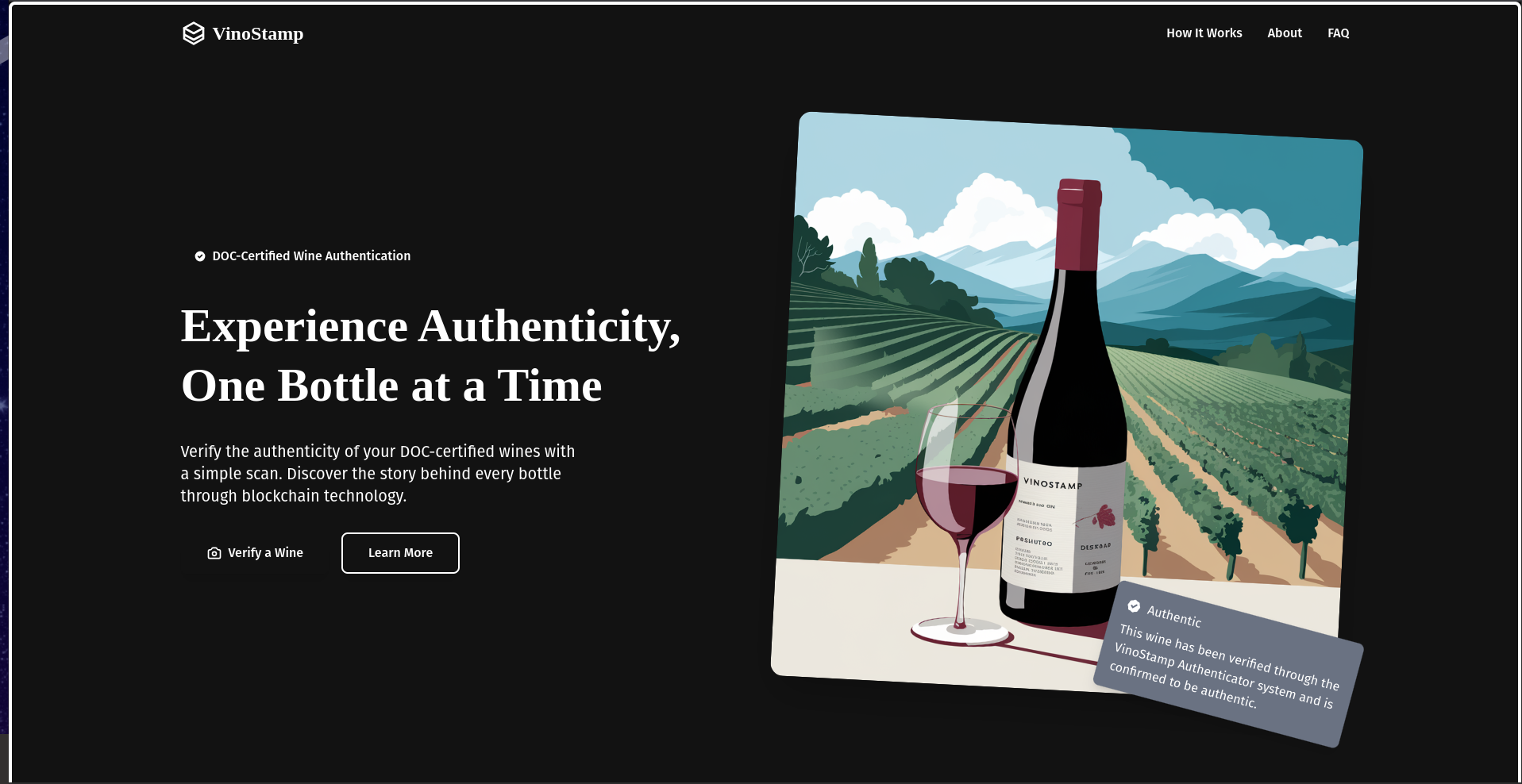 VinoStamp in azione